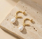 Parela Pendientes de aro