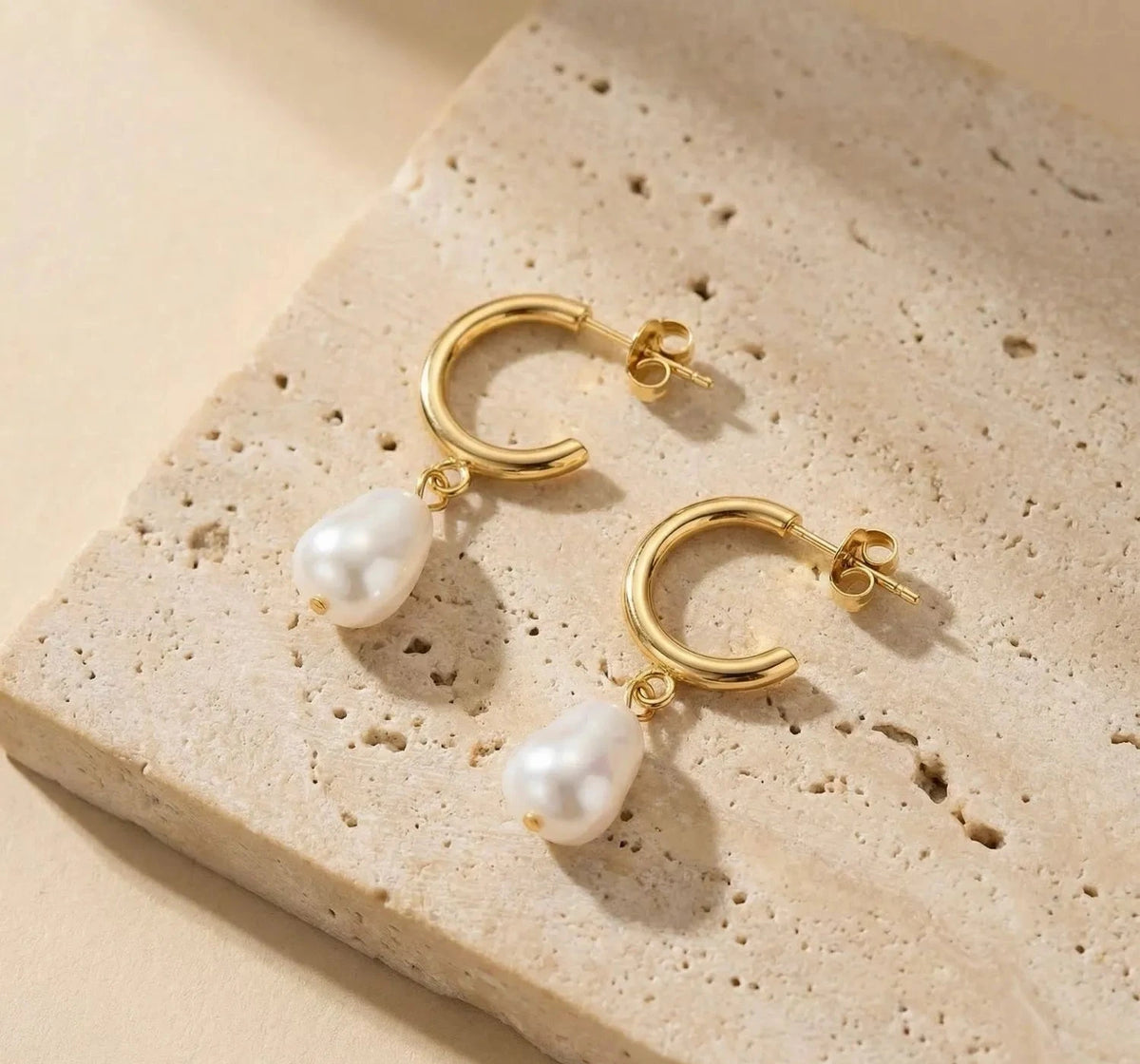 Parela Pendientes de aro