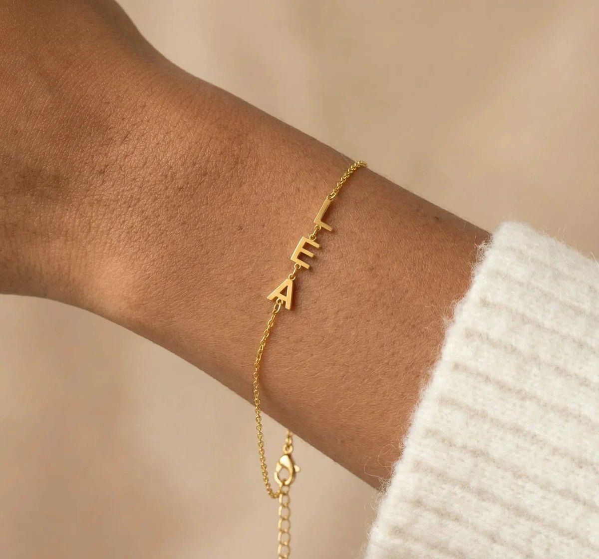 Sideways Pulsera con nombre