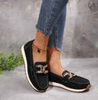 Esmeralda · Mocasín con hebilla de rombo
