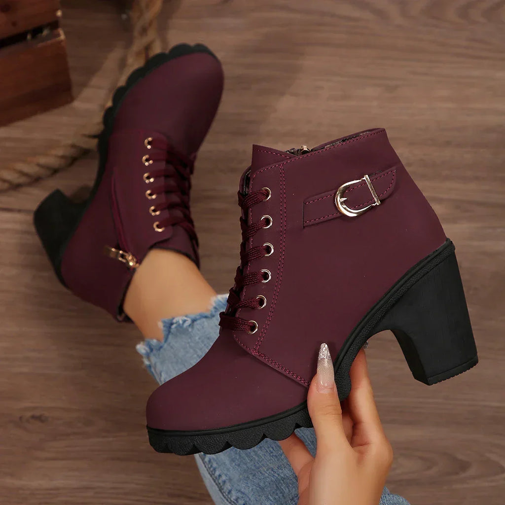 CLAIRE | BOTINES CÓMODOS DE TACÓN