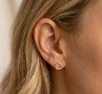 Taylor Pendientes de botón