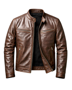 Guido · Chaqueta efecto piel vintage