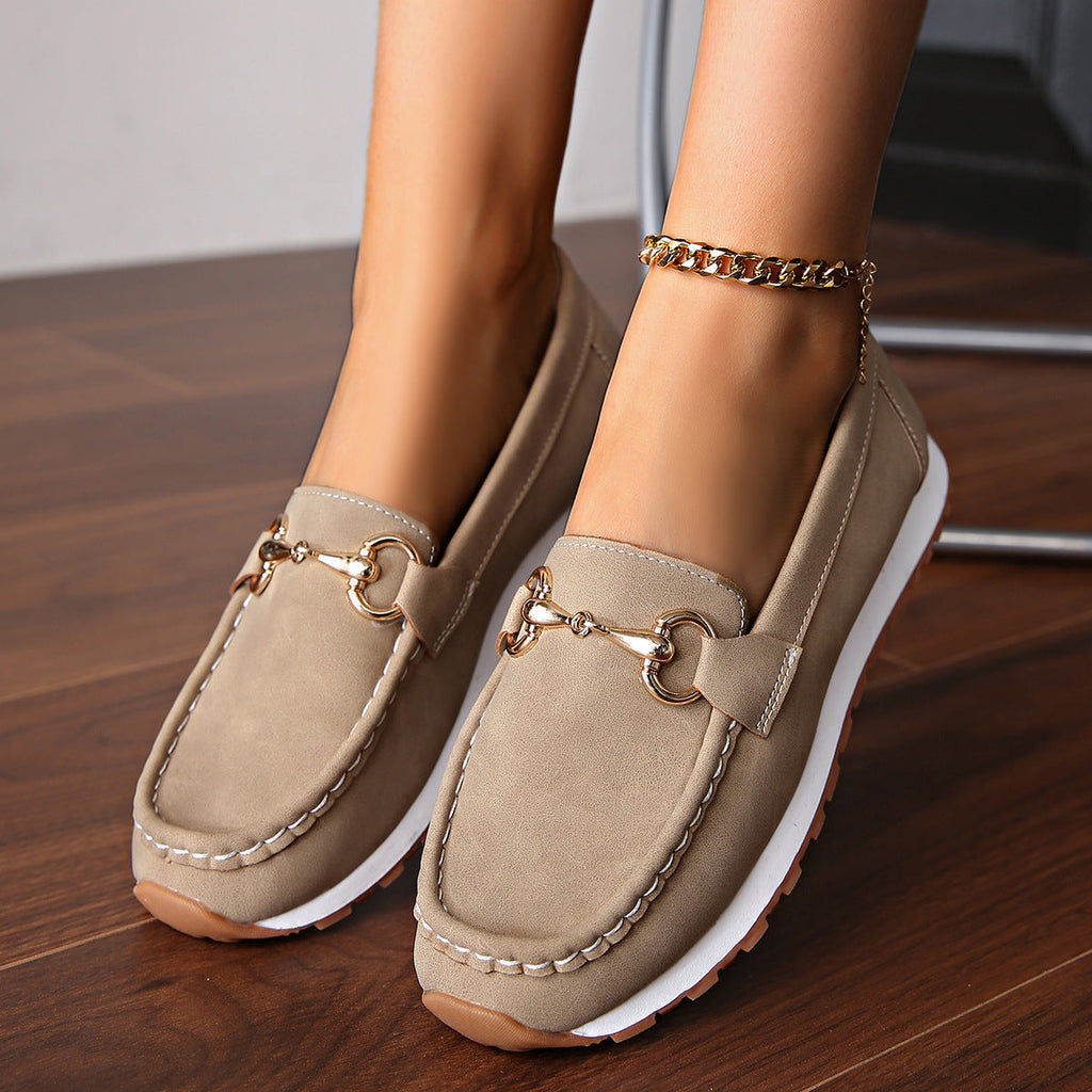 Elvira · Mocasín plano con hebilla