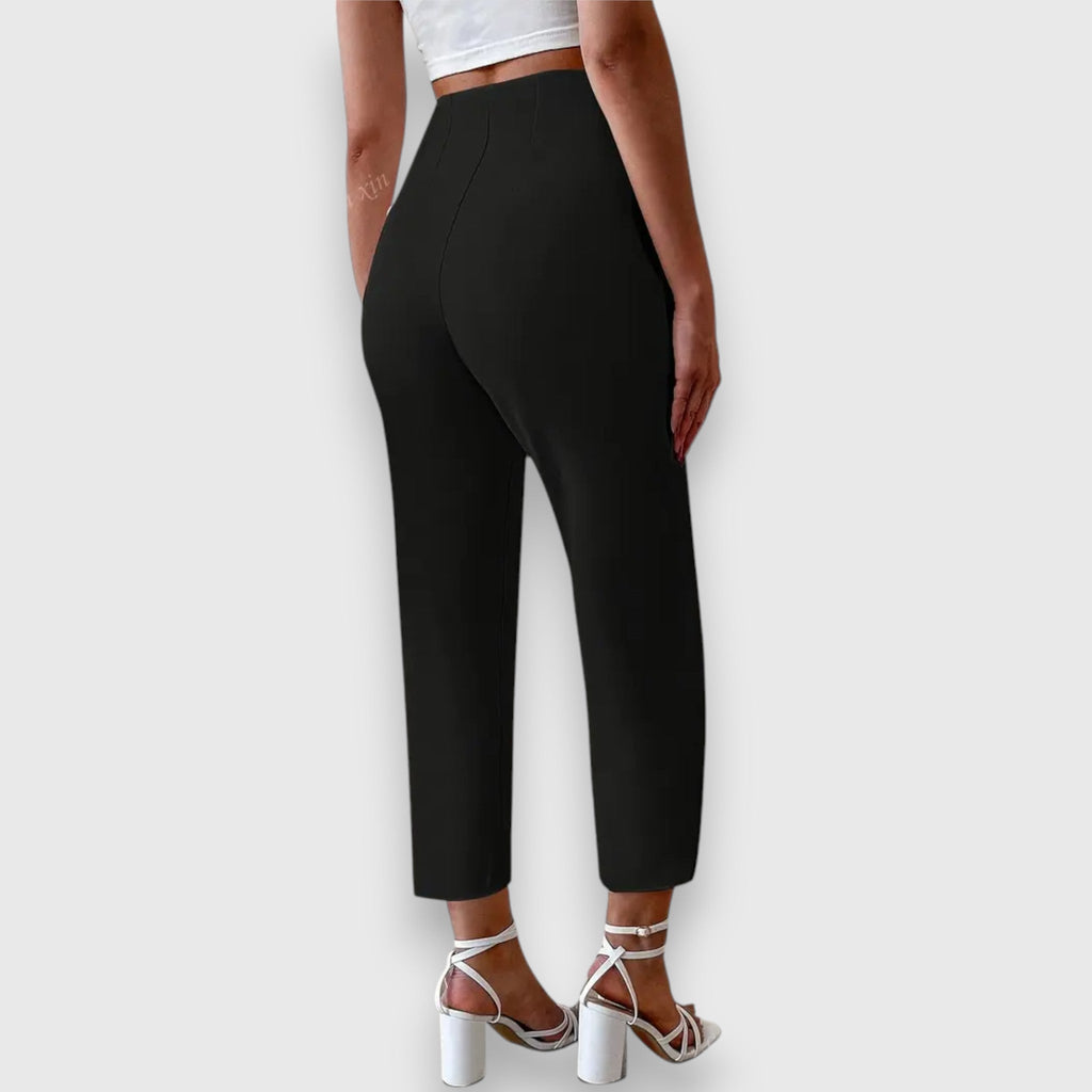 Jamie · Pantalón recto de tiro alto