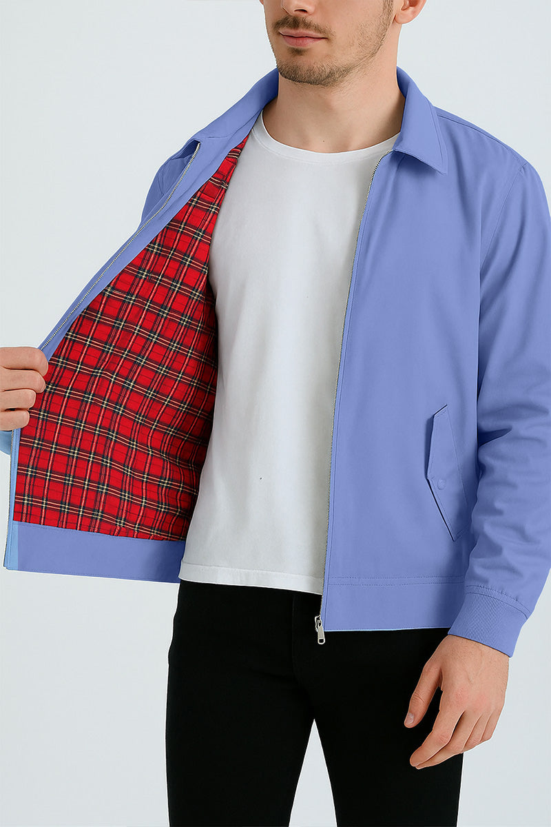 Harryson · Chaqueta Harrington con forro tartán