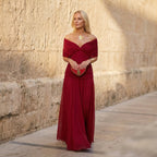 Macy · Vestido rojo elegante