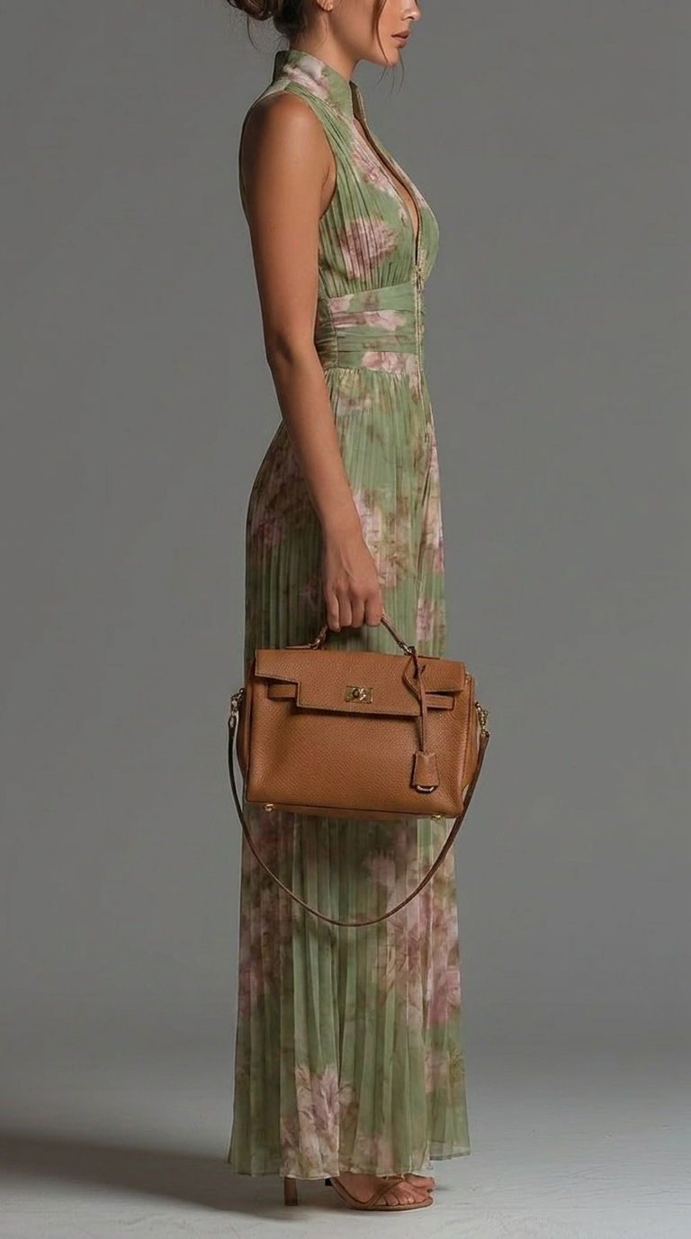 Fleur · Mono estampado de gasa con flores