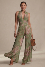 Fleur · Mono estampado de gasa con flores
