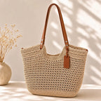 Gioia · Bolso shopper de ganchillo tejido a mano