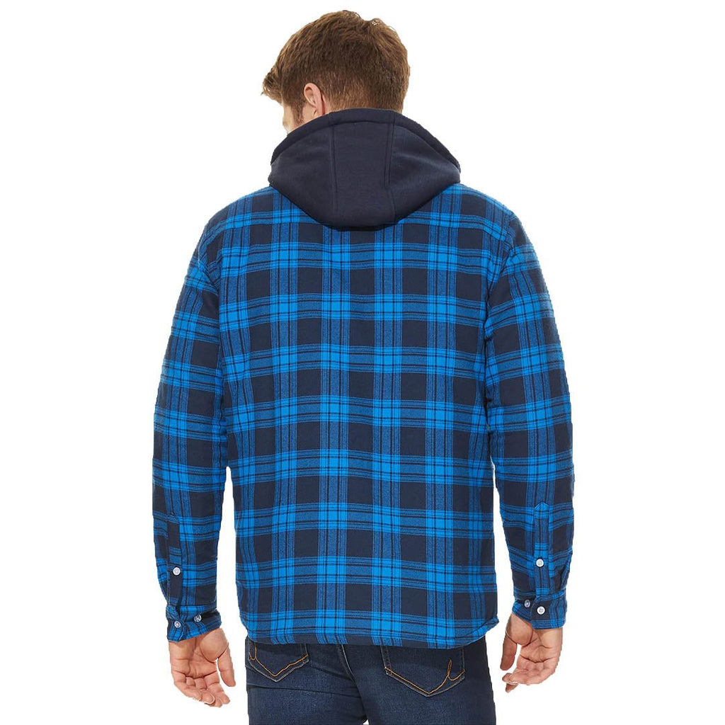 Chaqueta Marcos en azul, vista trasera
