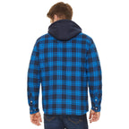 Chaqueta Marcos en azul, vista trasera