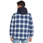 Chaqueta Marcos en azul y blanco, vista trasera