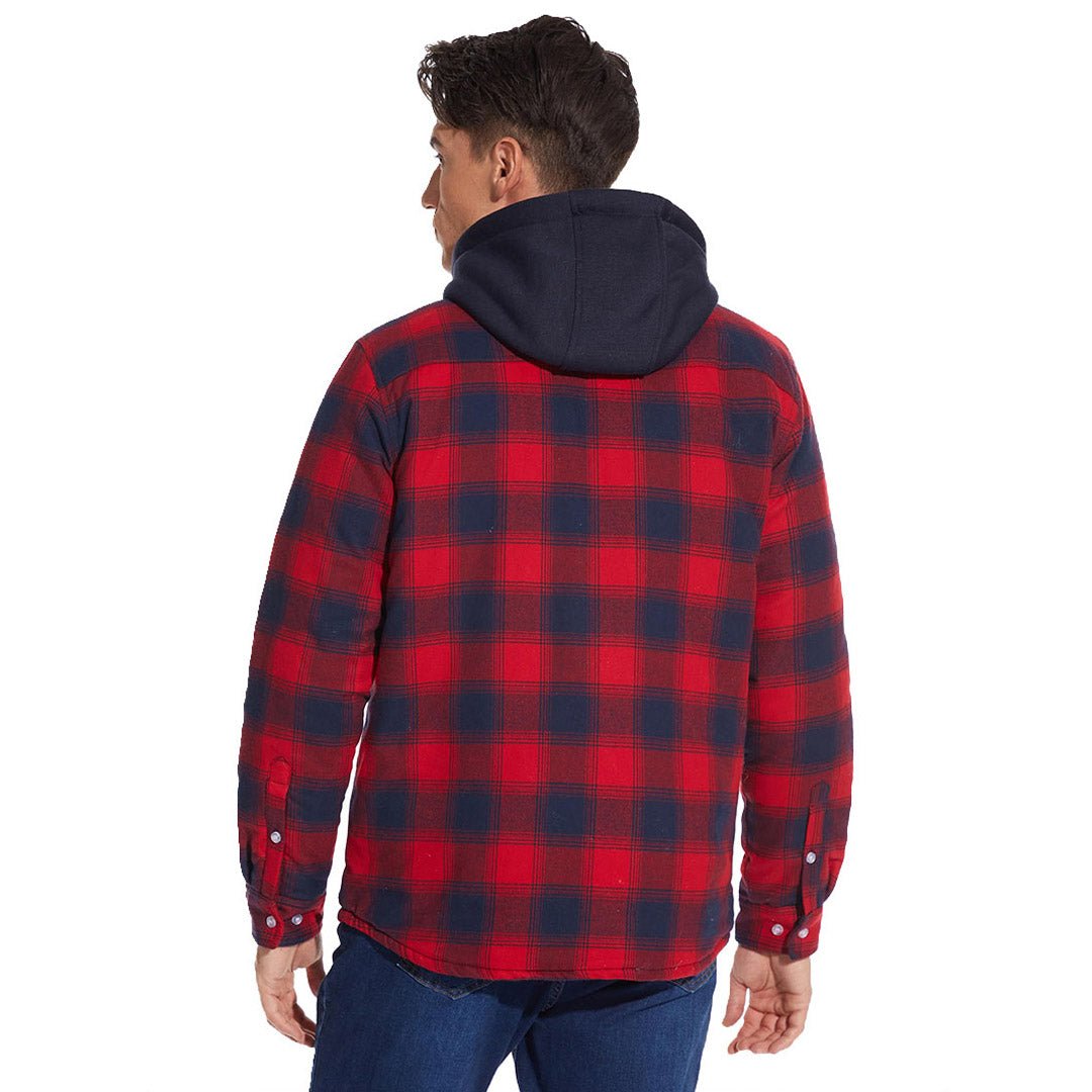 Chaqueta Marcos en rojo, vista trasera