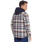 Chaqueta Marcos en beige y azul marino, vista trasera