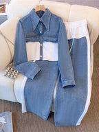 Holbrook · Conjunto color block con chaqueta corta