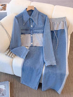 Holbrook · Conjunto color block con chaqueta corta