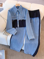 Holbrook · Conjunto color block con chaqueta corta