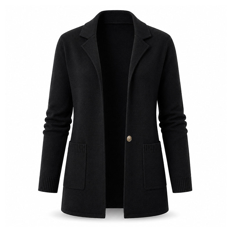 Rocío · Chaqueta de punto estilo blazer con solapas