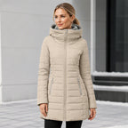 Greta · Abrigo de invierno con capucha